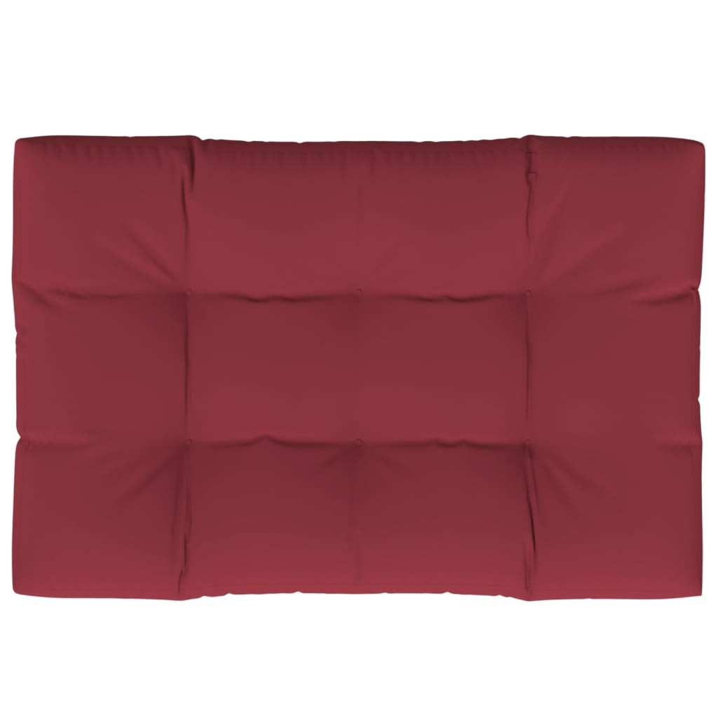 Palletkussen 120 x 80 x 12 cm stof wijnrood is nu te koop bij PeponiXL, paradijselijk wonen!
