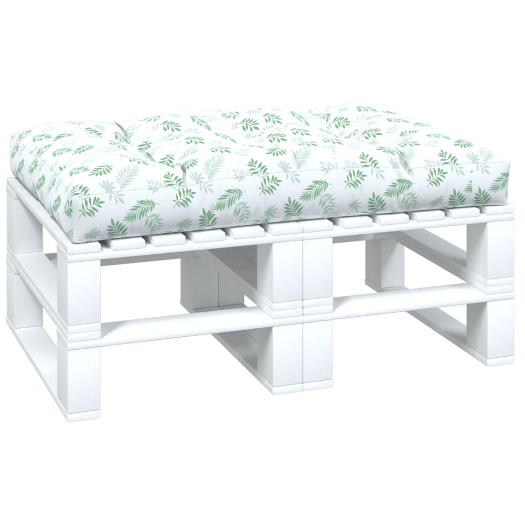 Palletkussen bladpatroon 120x80x12 cm stof is nu te koop bij PeponiXL, paradijselijk wonen!