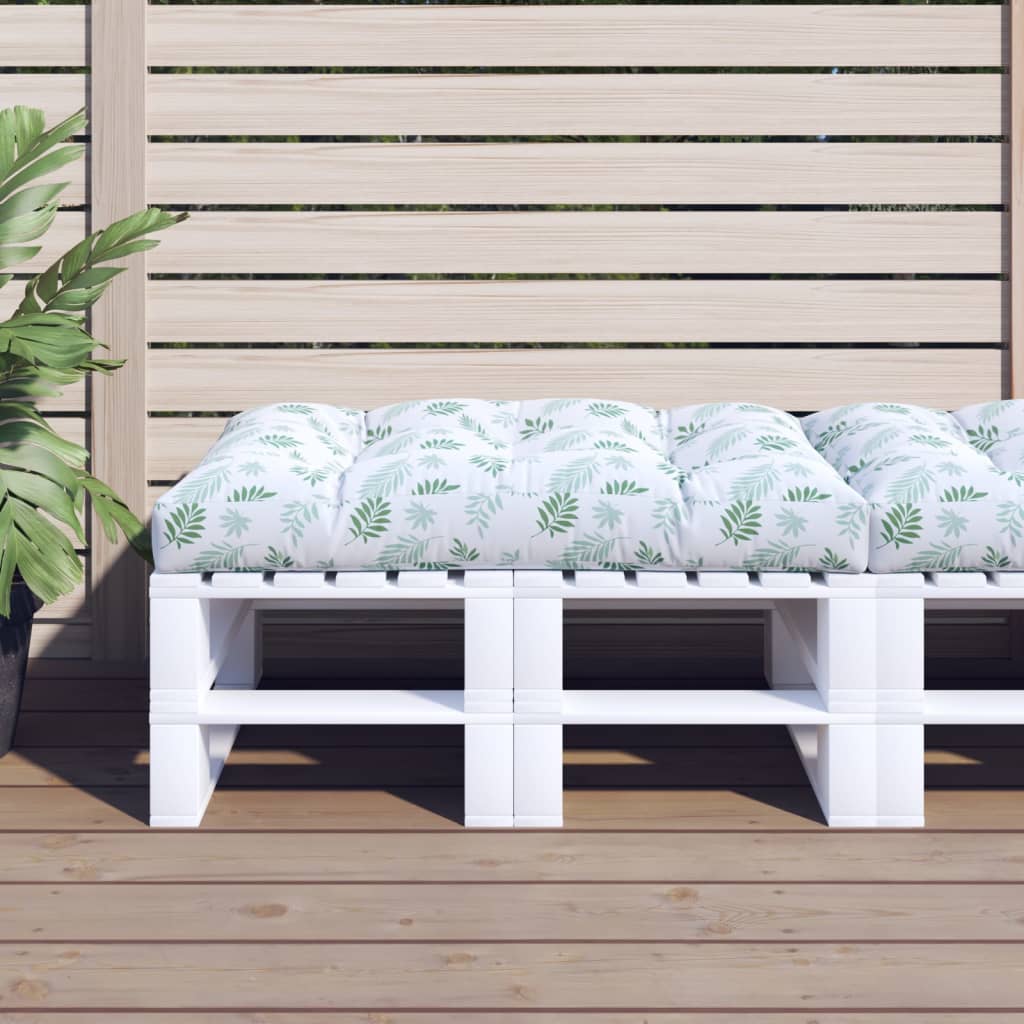 Palletkussen bladpatroon 120x80x12 cm stof is nu te koop bij PeponiXL, paradijselijk wonen!