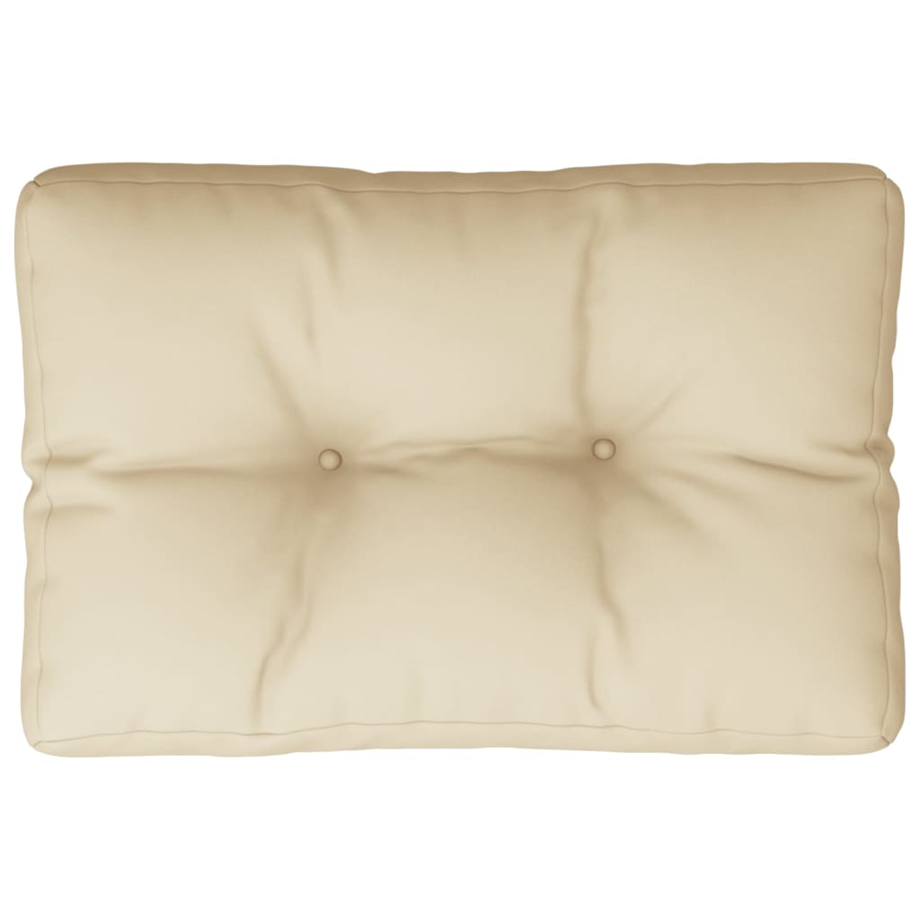Palletkussen 60x40x12 cm stof beige is nu te koop bij PeponiXL, paradijselijk wonen!