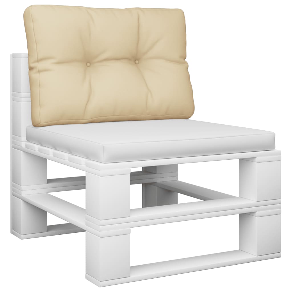 Palletkussen 60x40x12 cm stof beige is nu te koop bij PeponiXL, paradijselijk wonen!