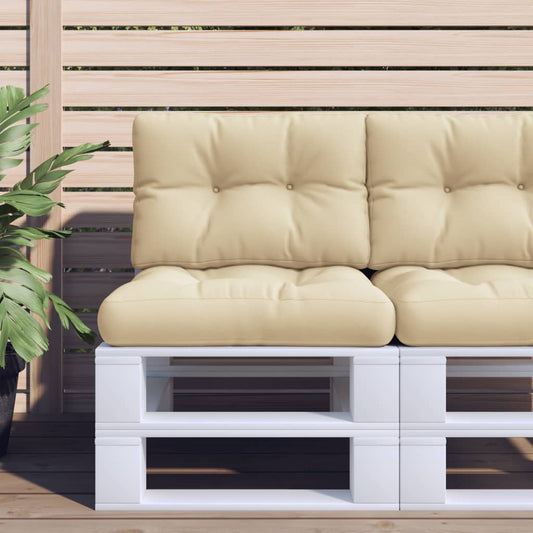 Palletkussen 60x40x12 cm stof beige is nu te koop bij PeponiXL, paradijselijk wonen!