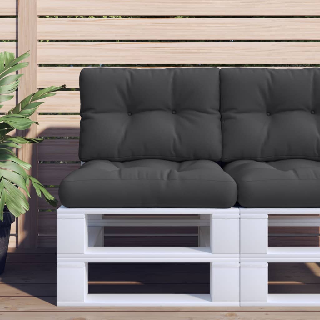 Palletkussen 60x40x12 cm stof zwart is nu te koop bij PeponiXL, paradijselijk wonen!