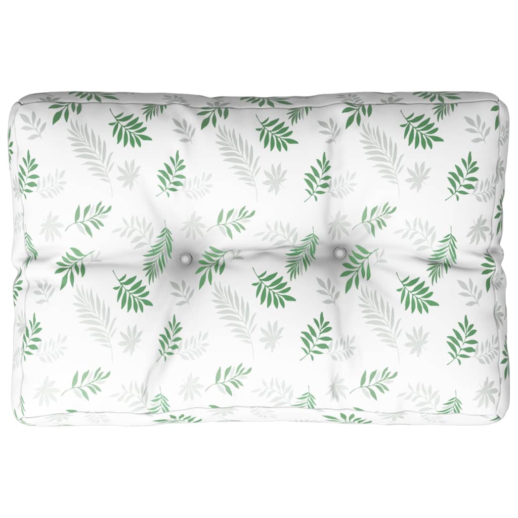 Palletkussen bladpatroon 60x40x12 cm stof is nu te koop bij PeponiXL, paradijselijk wonen!