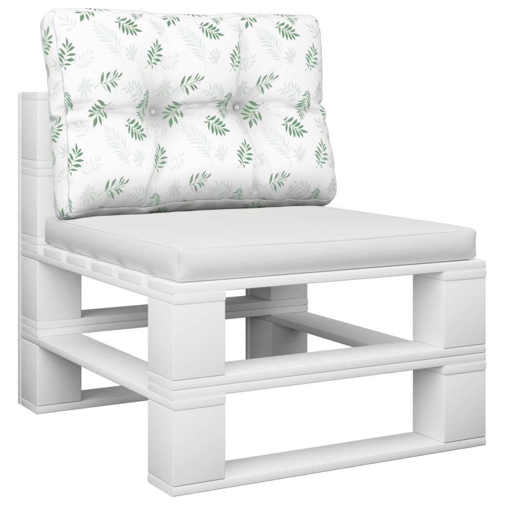 Palletkussen bladpatroon 60x40x12 cm stof is nu te koop bij PeponiXL, paradijselijk wonen!
