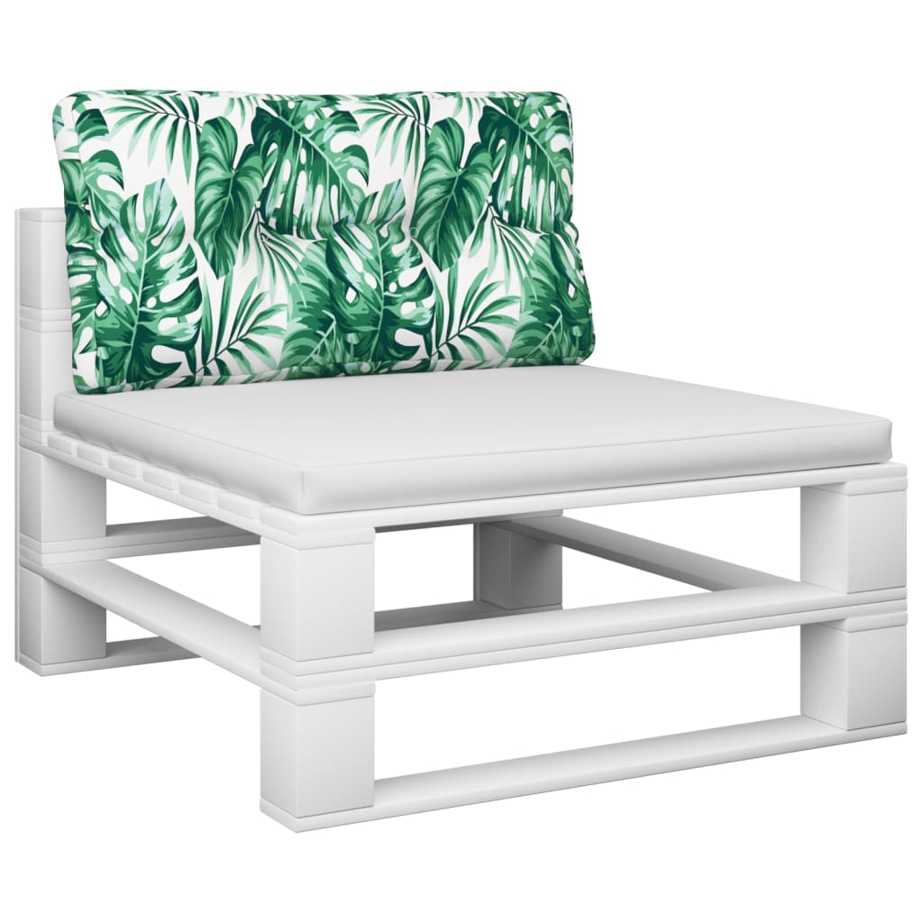 Palletkussen bladpatroon 70x40x12 cm stof is nu te koop bij PeponiXL, paradijselijk wonen!