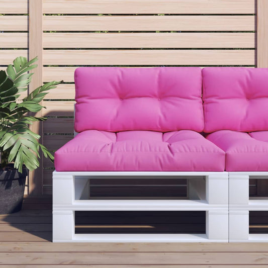 Palletkussen 70x40x12 cm stof roze is nu te koop bij PeponiXL, paradijselijk wonen!