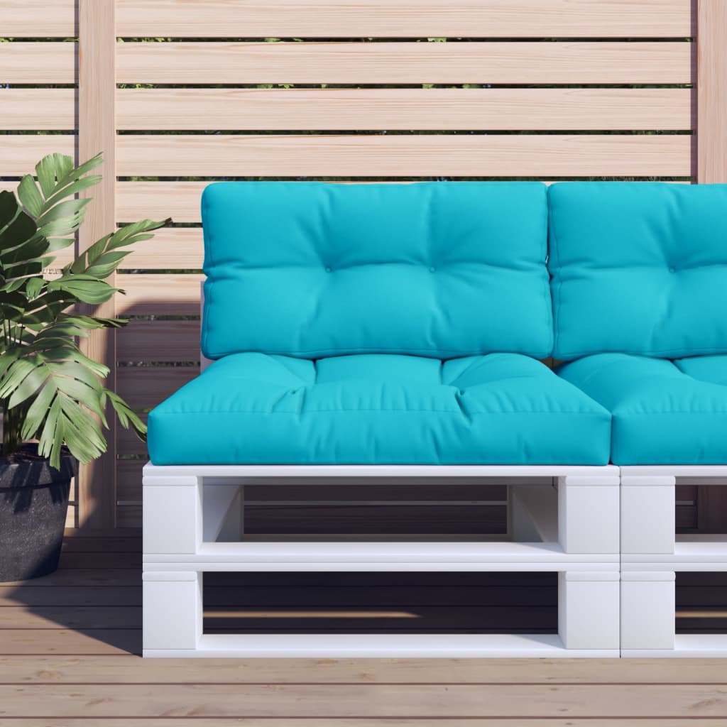 Palletkussen 70x40x12 cm stof turquoise is nu te koop bij PeponiXL, paradijselijk wonen!