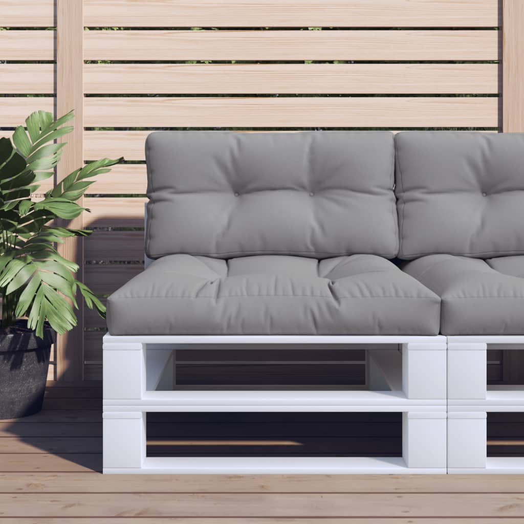 Palletkussen 80x40x12 cm stof grijs is nu te koop bij PeponiXL, paradijselijk wonen!