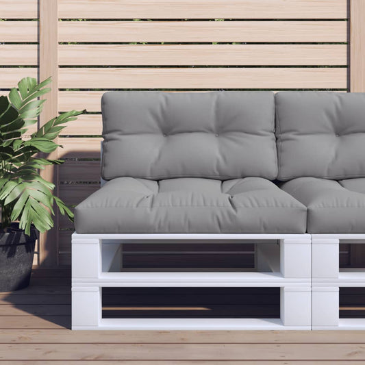 Palletkussen 80x40x12 cm stof grijs is nu te koop bij PeponiXL, paradijselijk wonen!