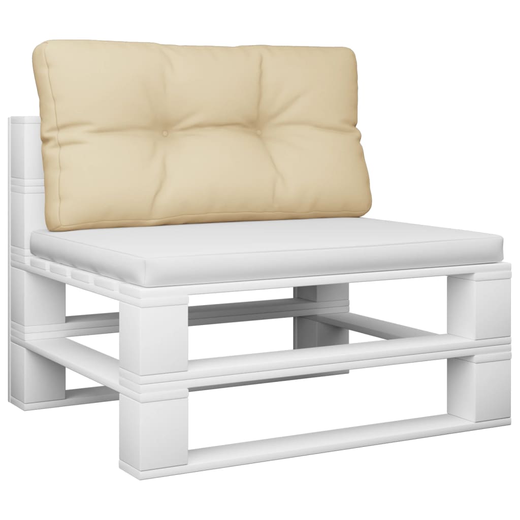 Palletkussen 80x40x12 cm stof beige is nu te koop bij PeponiXL, paradijselijk wonen!