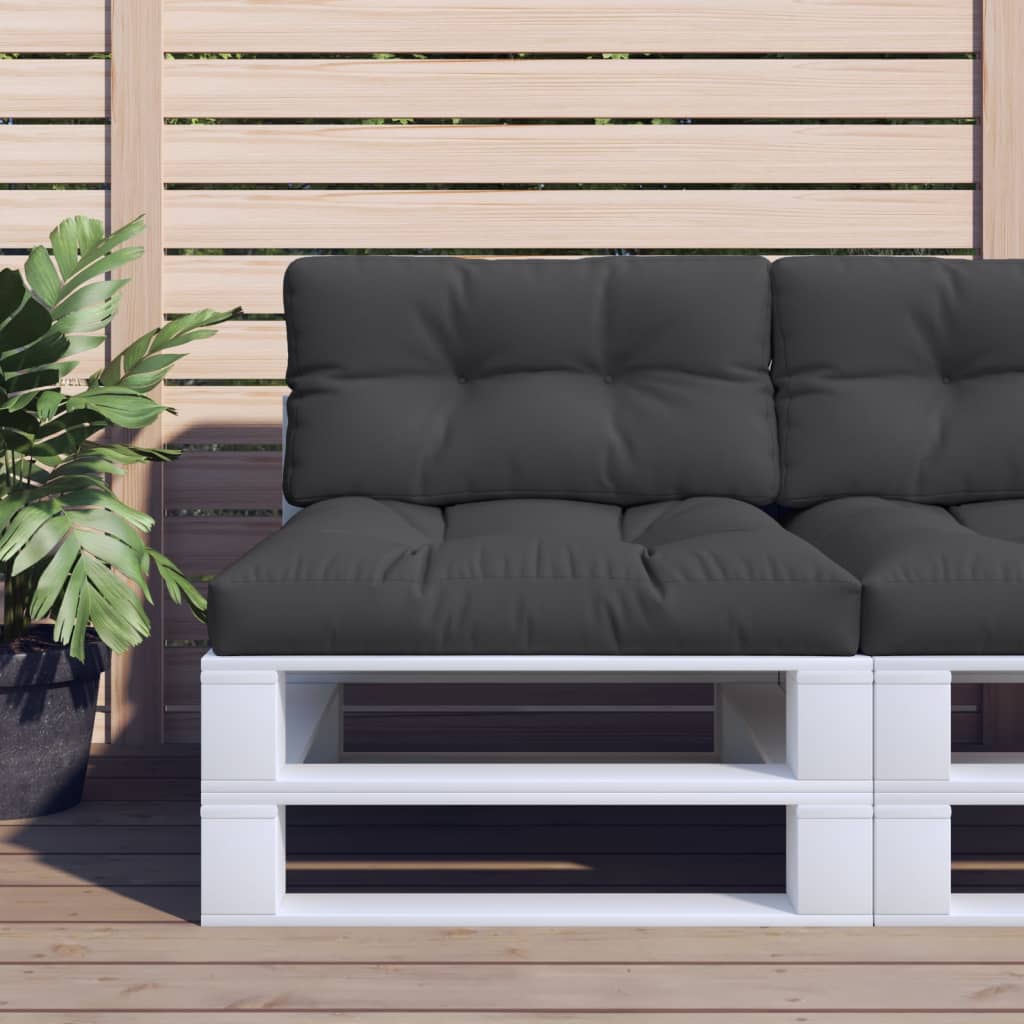 Palletkussen 80x40x12 cm stof zwart is nu te koop bij PeponiXL, paradijselijk wonen!