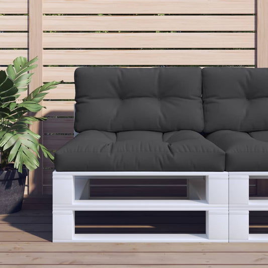 Palletkussen 80x40x12 cm stof zwart is nu te koop bij PeponiXL, paradijselijk wonen!