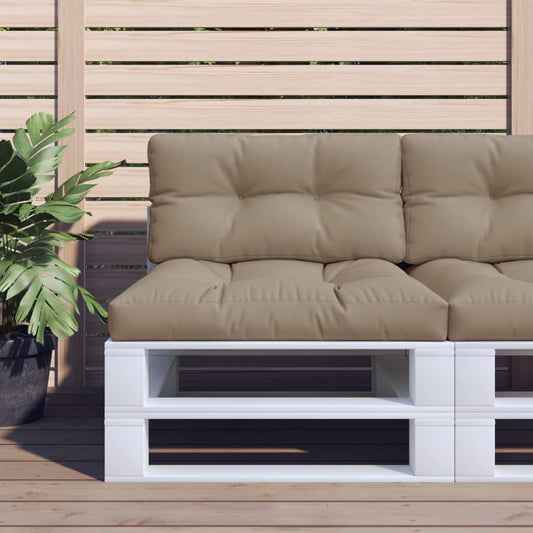 Palletkussen 80x40x12 cm stof taupe is nu te koop bij PeponiXL, paradijselijk wonen!