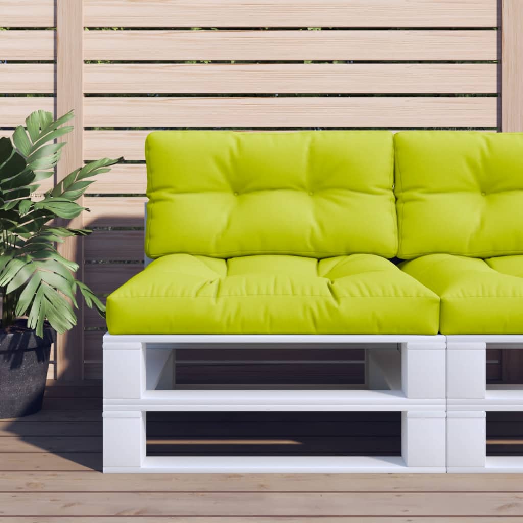 Palletkussen 80x40x12 cm stof heldergroen is nu te koop bij PeponiXL, paradijselijk wonen!
