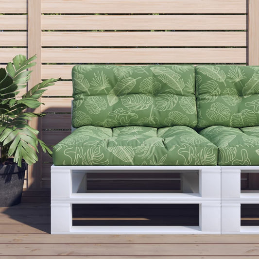 Palletkussen bladpatroon 80x40x12 cm stof is nu te koop bij PeponiXL, paradijselijk wonen!
