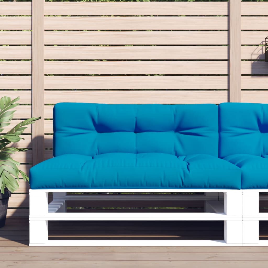 Palletkussen 120x40x12 cm stof lichtblauw is nu te koop bij PeponiXL, paradijselijk wonen!