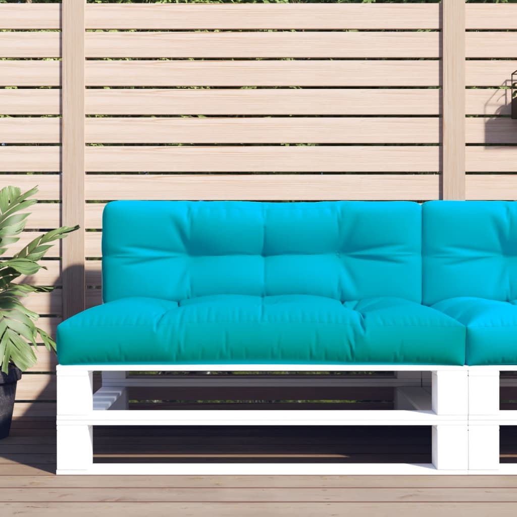 Palletkussen 120x40x12 cm stof turquoise is nu te koop bij PeponiXL, paradijselijk wonen!