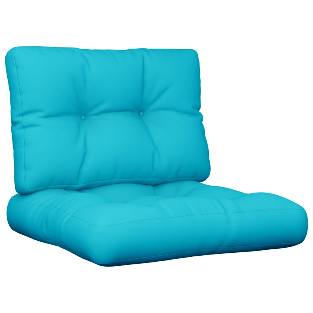 Palletkussens 2 st stof turquoise is nu te koop bij PeponiXL, paradijselijk wonen!