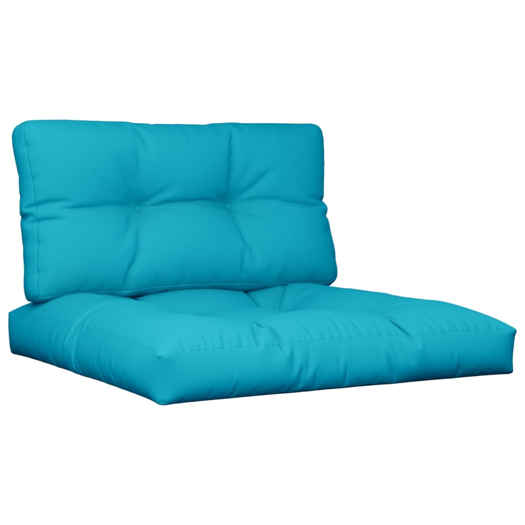 Palletkussens 2 st stof turquoise is nu te koop bij PeponiXL, paradijselijk wonen!