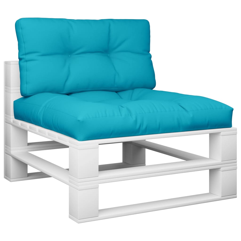 Palletkussens 2 st stof turquoise is nu te koop bij PeponiXL, paradijselijk wonen!