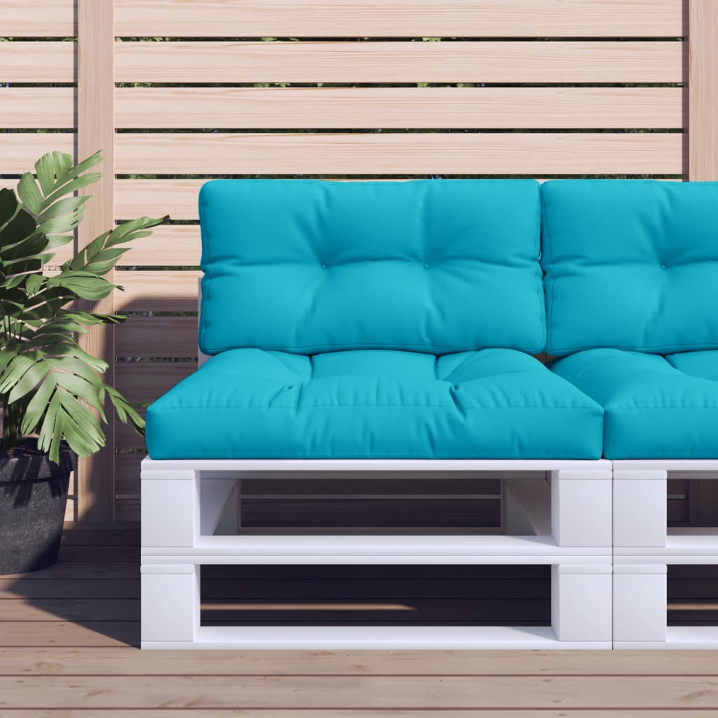 Palletkussens 2 st stof turquoise is nu te koop bij PeponiXL, paradijselijk wonen!