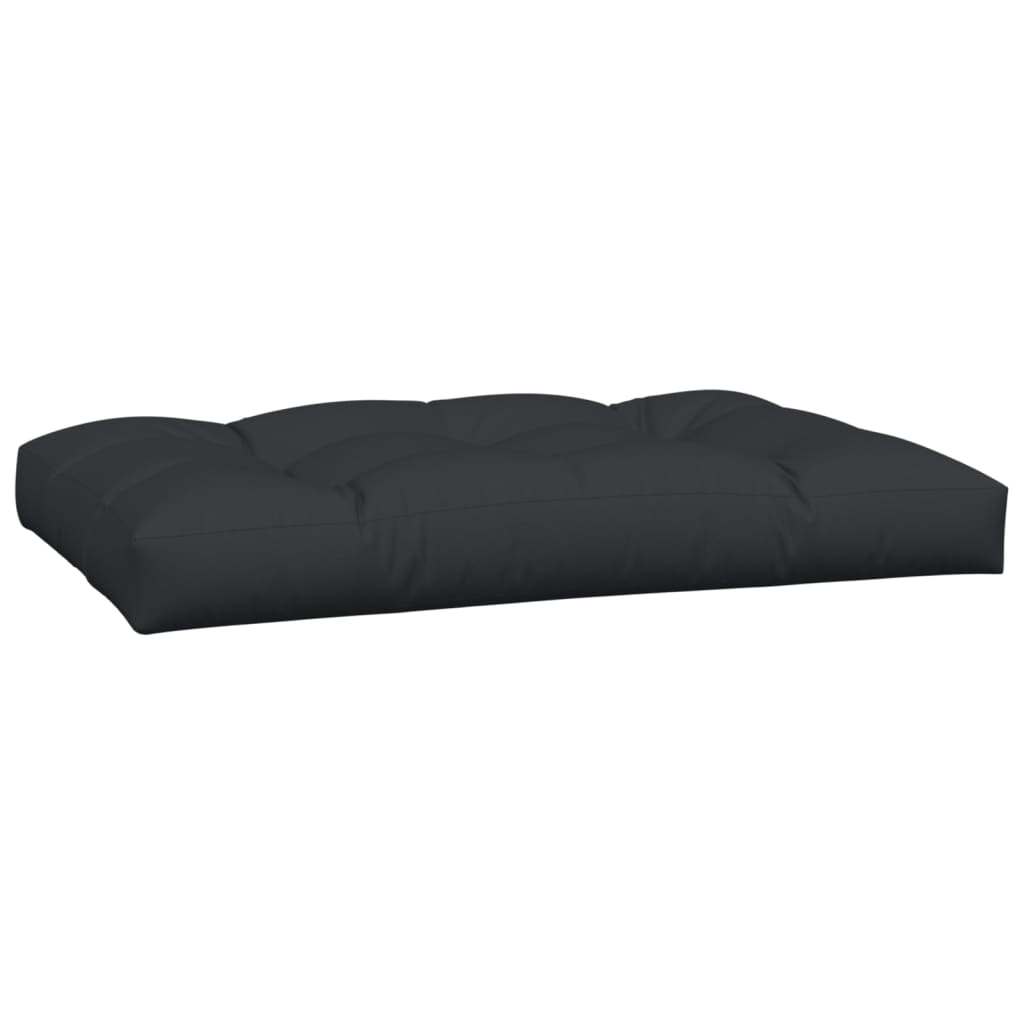 Palletkussens 2 st stof zwart is nu te koop bij PeponiXL, paradijselijk wonen!