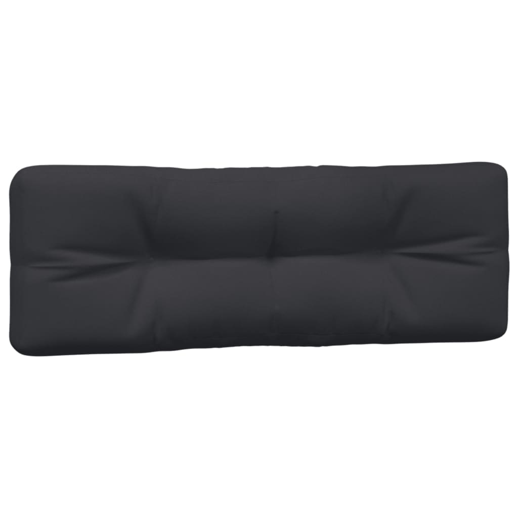 Palletkussens 2 st stof zwart is nu te koop bij PeponiXL, paradijselijk wonen!