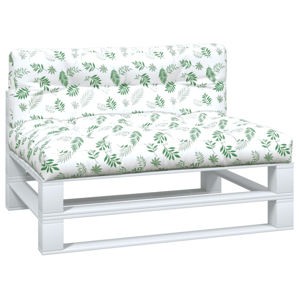 Palletkussens 2 st stof bladpatroon is nu te koop bij PeponiXL, paradijselijk wonen!