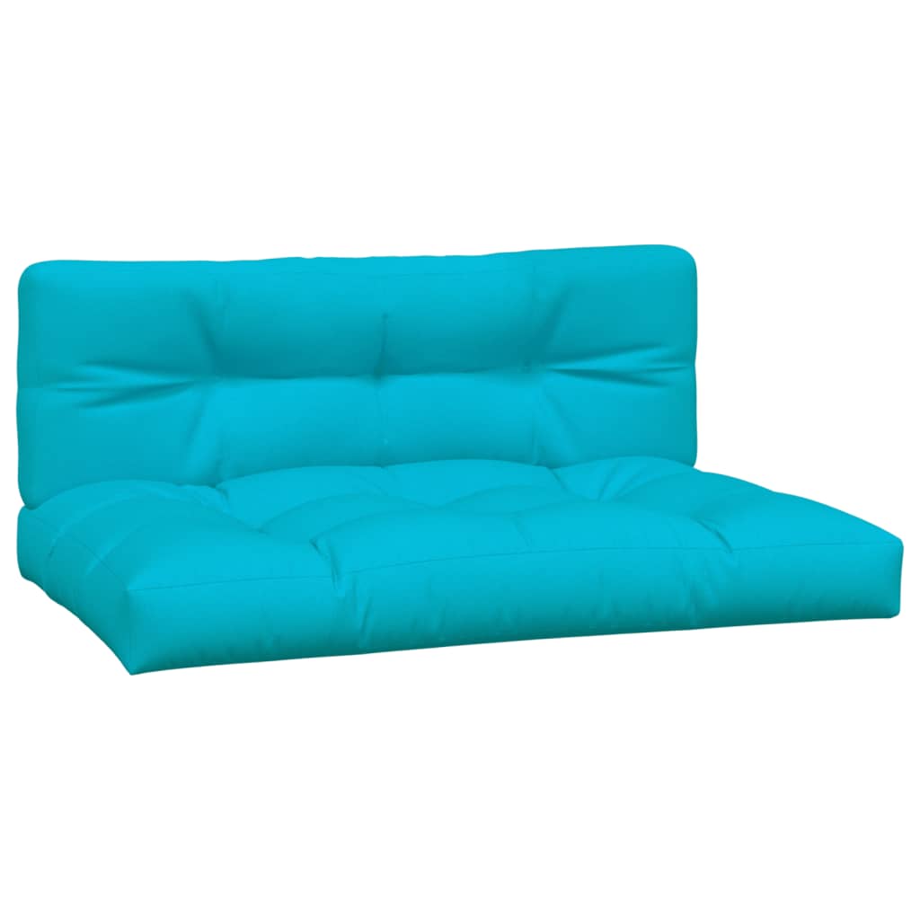 Palletkussens 2 st stof turquoise is nu te koop bij PeponiXL, paradijselijk wonen!