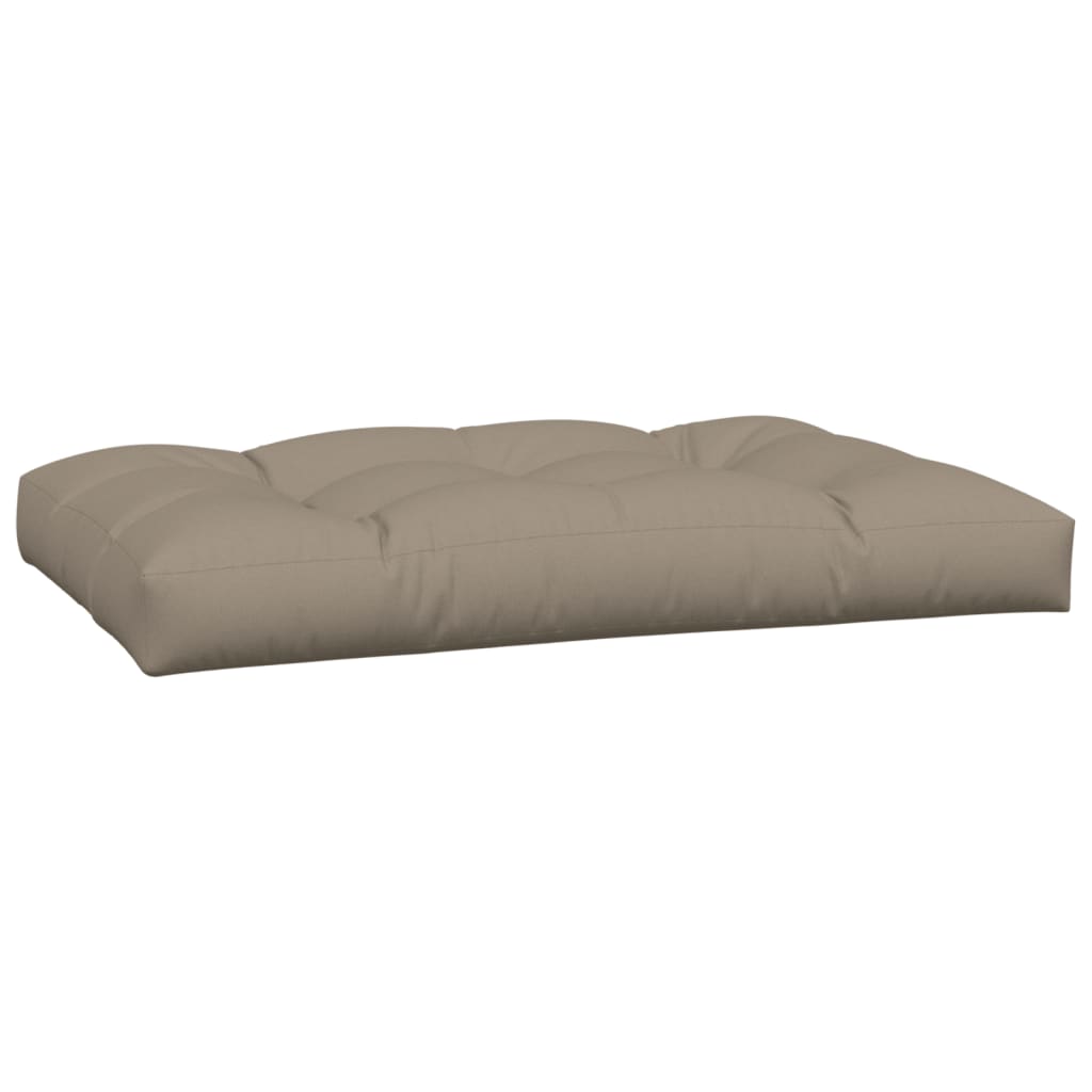 Palletkussens 3 st stof taupe