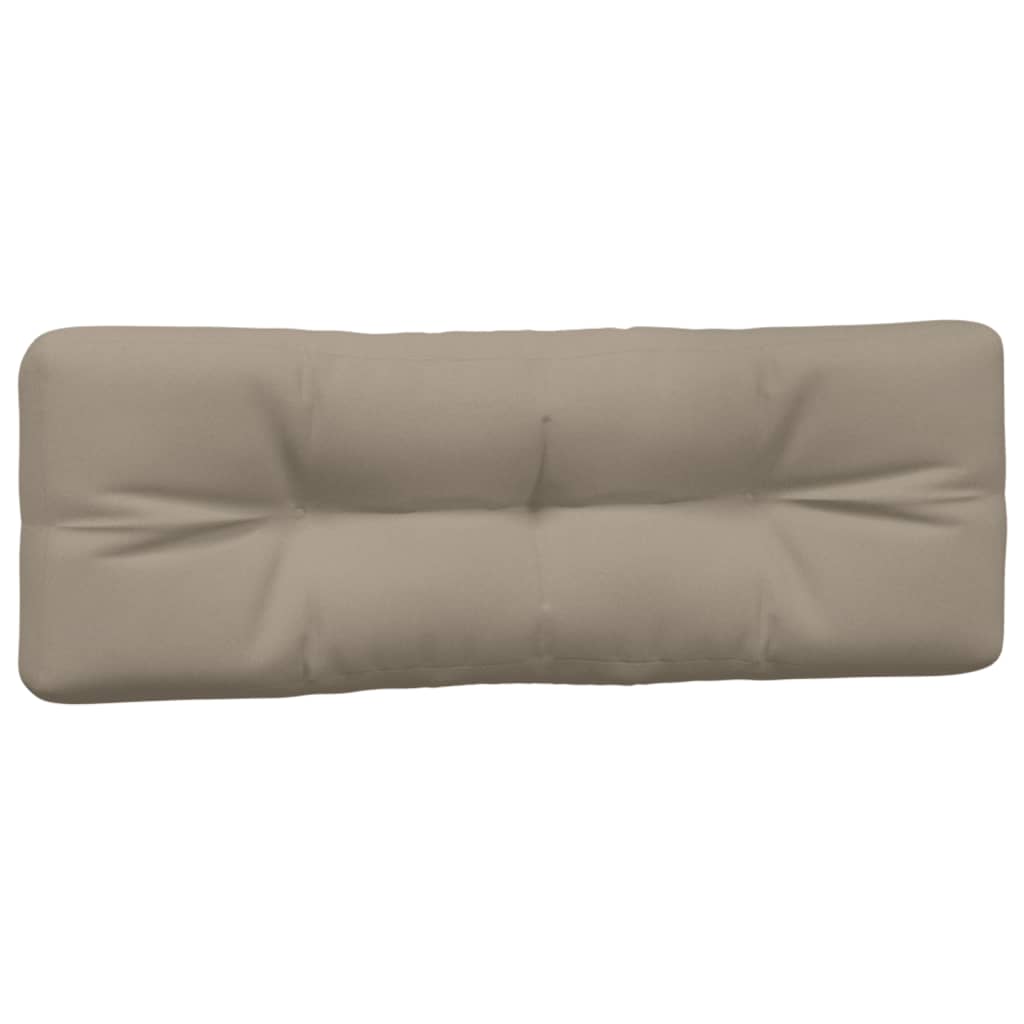 Palletkussens 3 st stof taupe