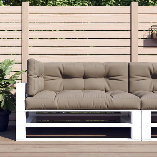 Palletkussens 3 st stof taupe is nu te koop bij PeponiXL, paradijselijk wonen!