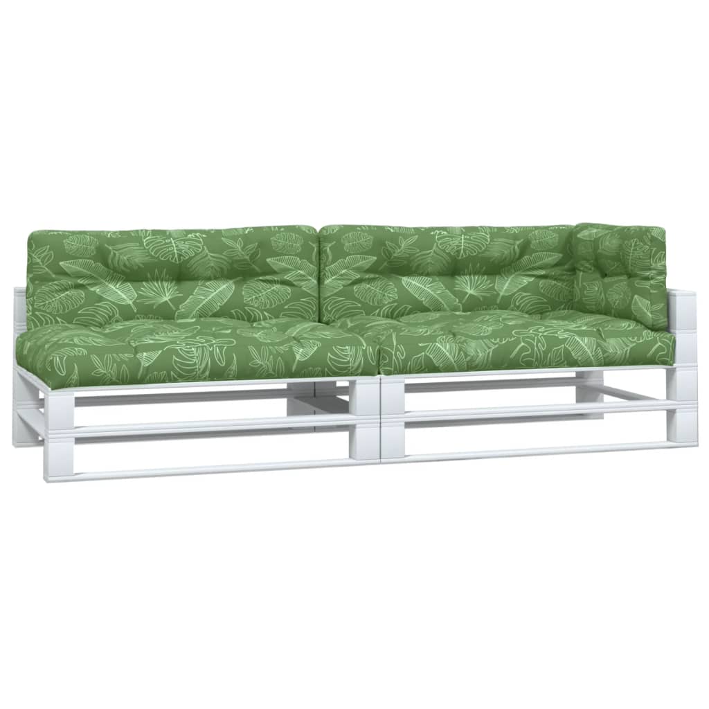 Palletkussens 5 st bladpatroon stof is nu te koop bij PeponiXL, paradijselijk wonen!
