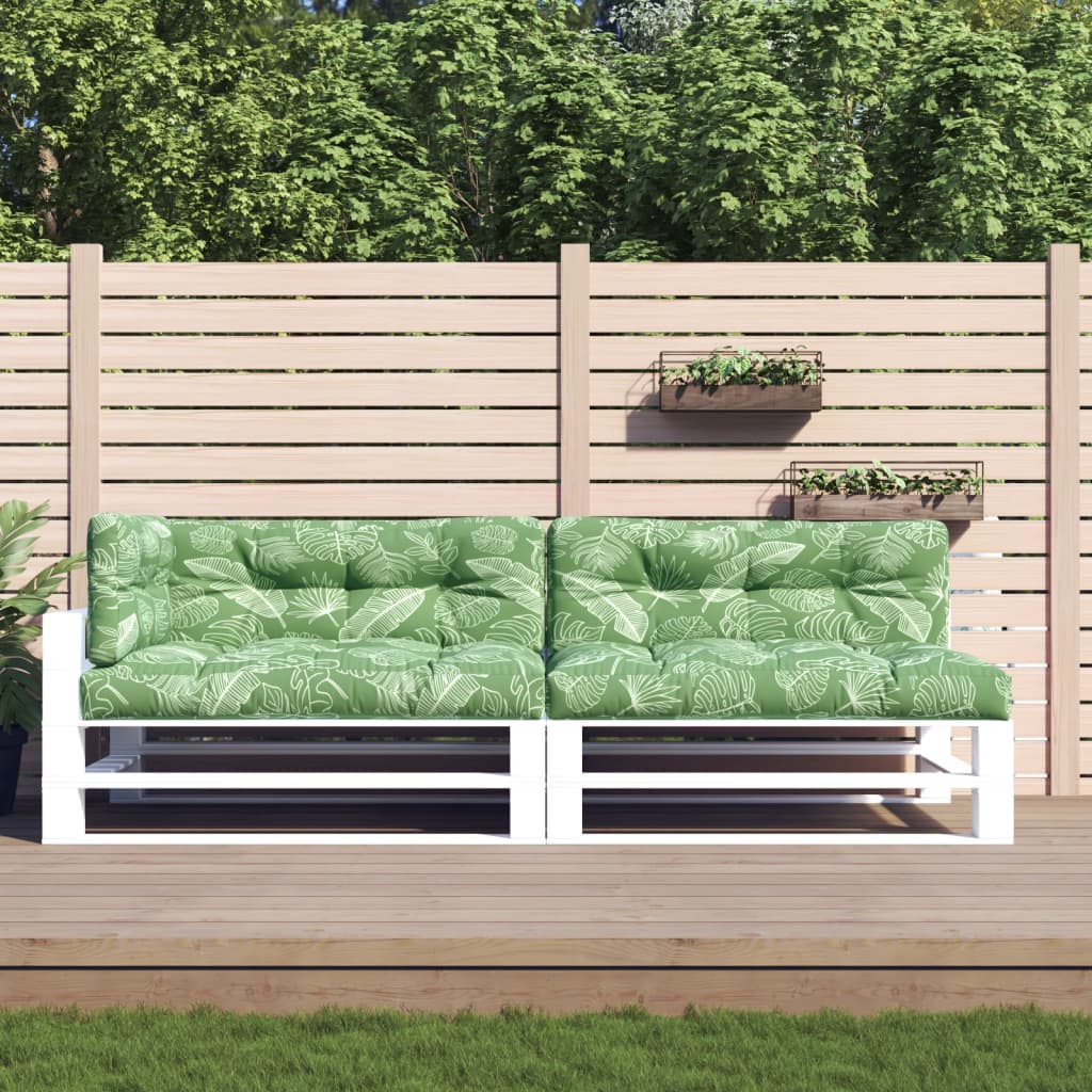 Palletkussens 5 st bladpatroon stof is nu te koop bij PeponiXL, paradijselijk wonen!