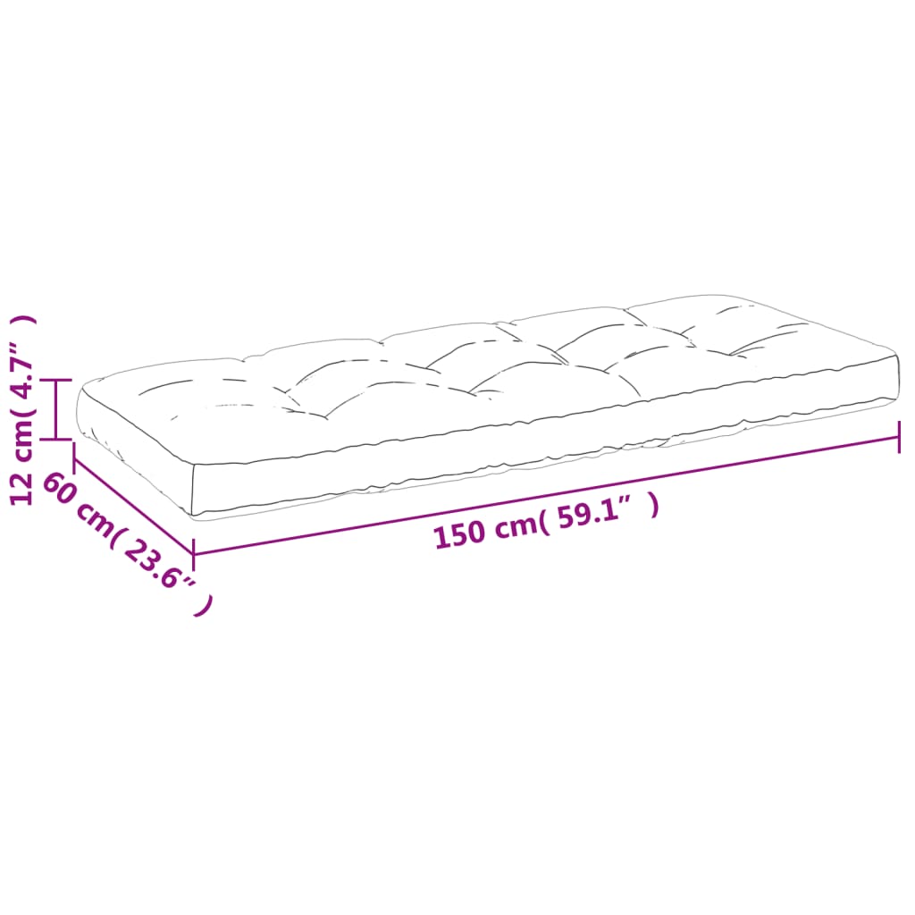 Palletkussens 2 st stof antracietkleurig is nu te koop bij PeponiXL, paradijselijk wonen!