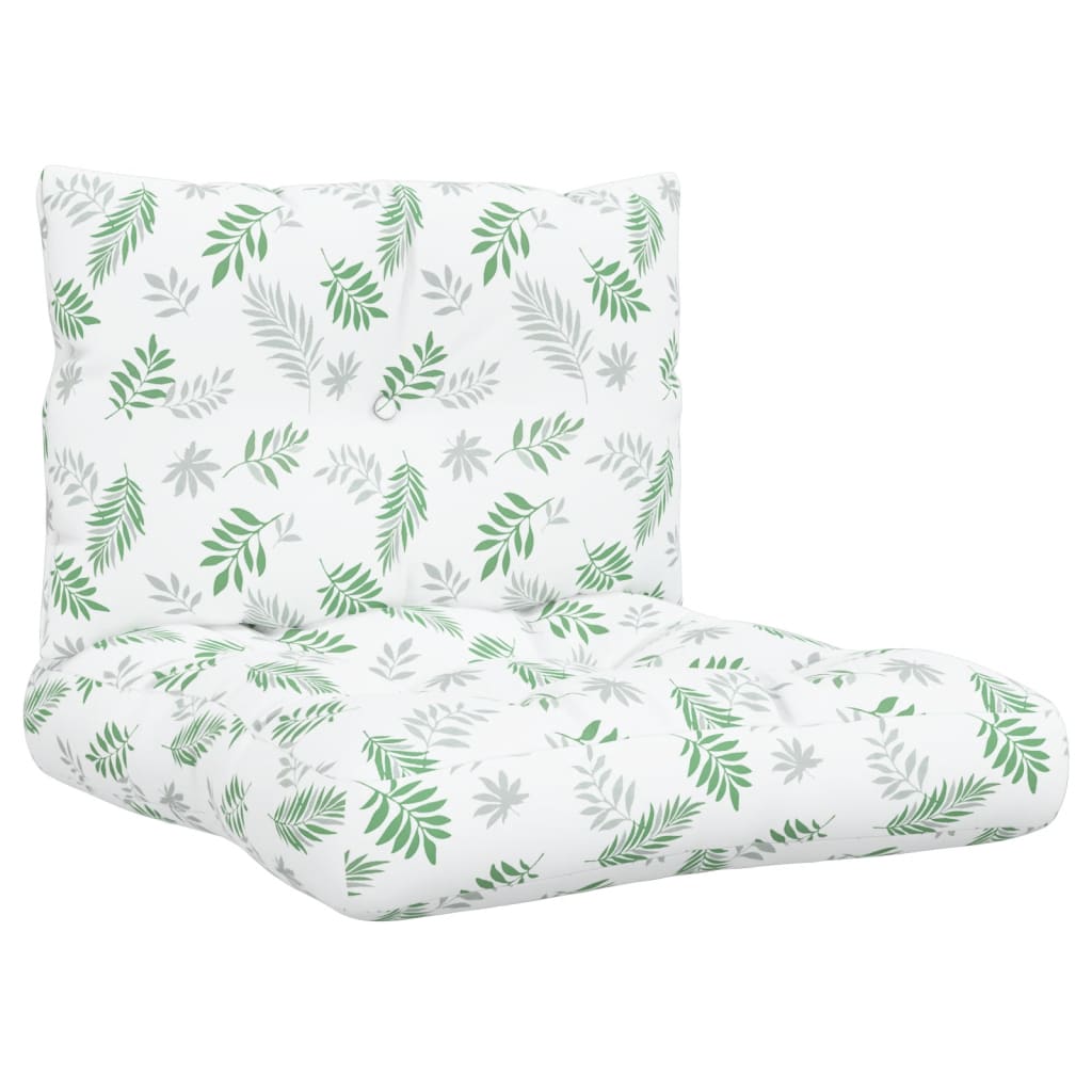 Palletkussens 2 st bladpatroon oxford stof is nu te koop bij PeponiXL, paradijselijk wonen!