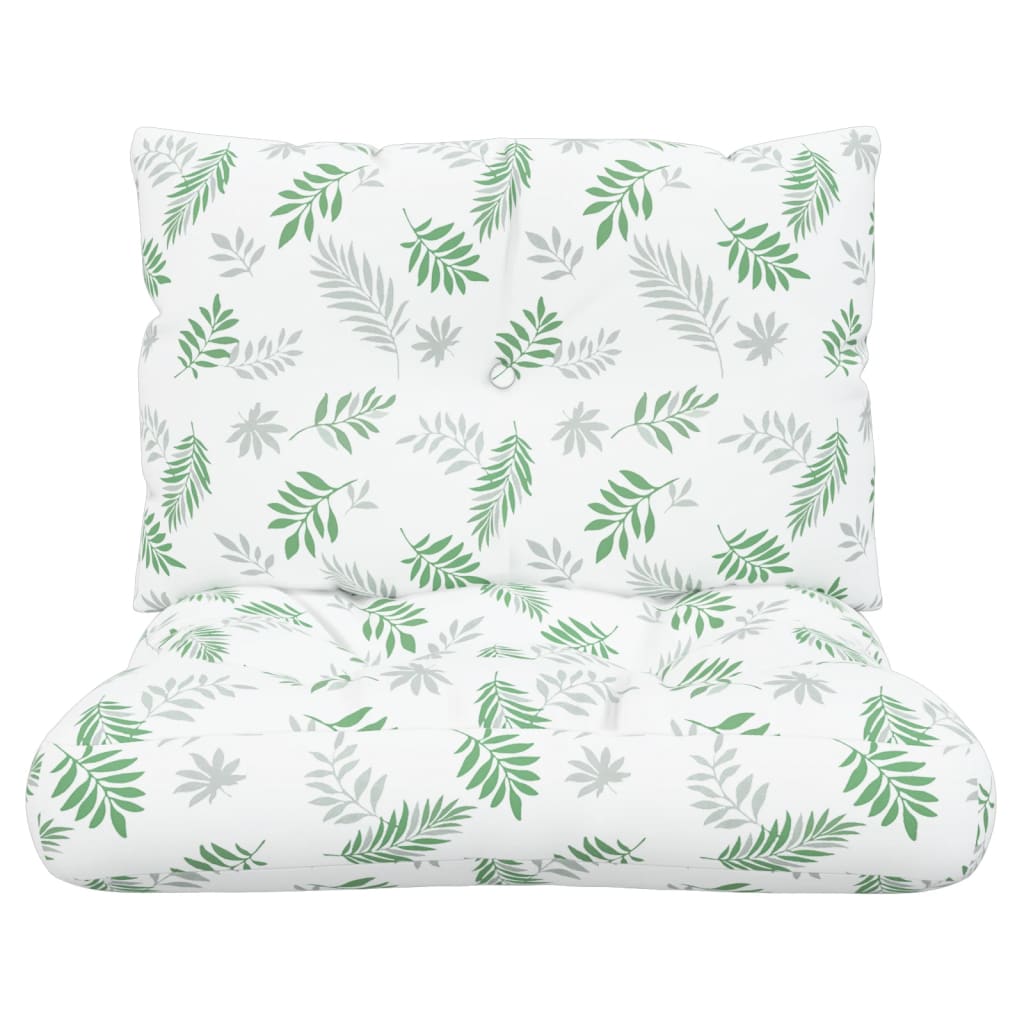 Palletkussens 2 st bladpatroon oxford stof is nu te koop bij PeponiXL, paradijselijk wonen!