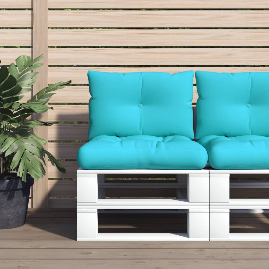 Palletkussens 2 st oxford stof turquoise is nu te koop bij PeponiXL, paradijselijk wonen!