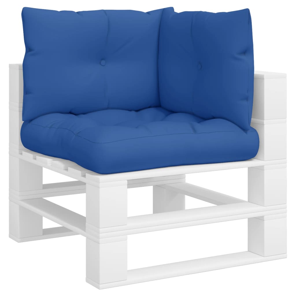 Palletkussens 3 st stof koningsblauw is nu te koop bij PeponiXL, paradijselijk wonen!