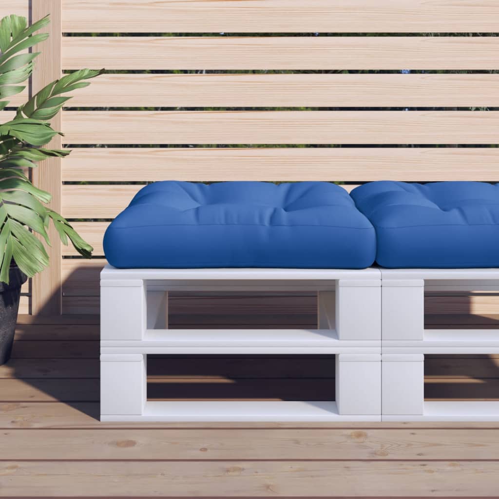 Palletkussen 58x58x10 cm stof blauw is nu te koop bij PeponiXL, paradijselijk wonen!