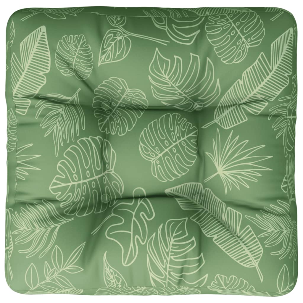 Palletkussen bladpatroon 58x58x10 cm oxford stof is nu te koop bij PeponiXL, paradijselijk wonen!