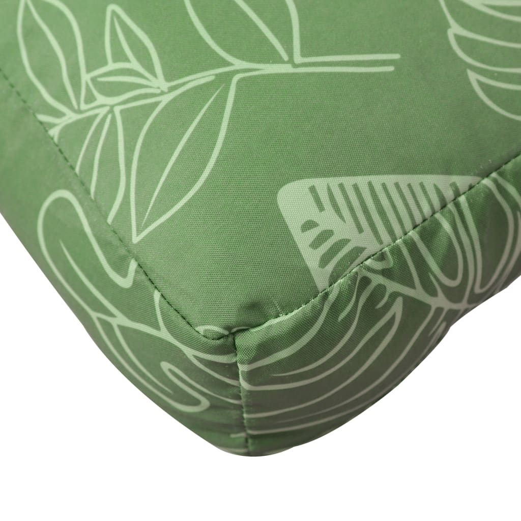 Palletkussen bladpatroon 58x58x10 cm oxford stof is nu te koop bij PeponiXL, paradijselijk wonen!