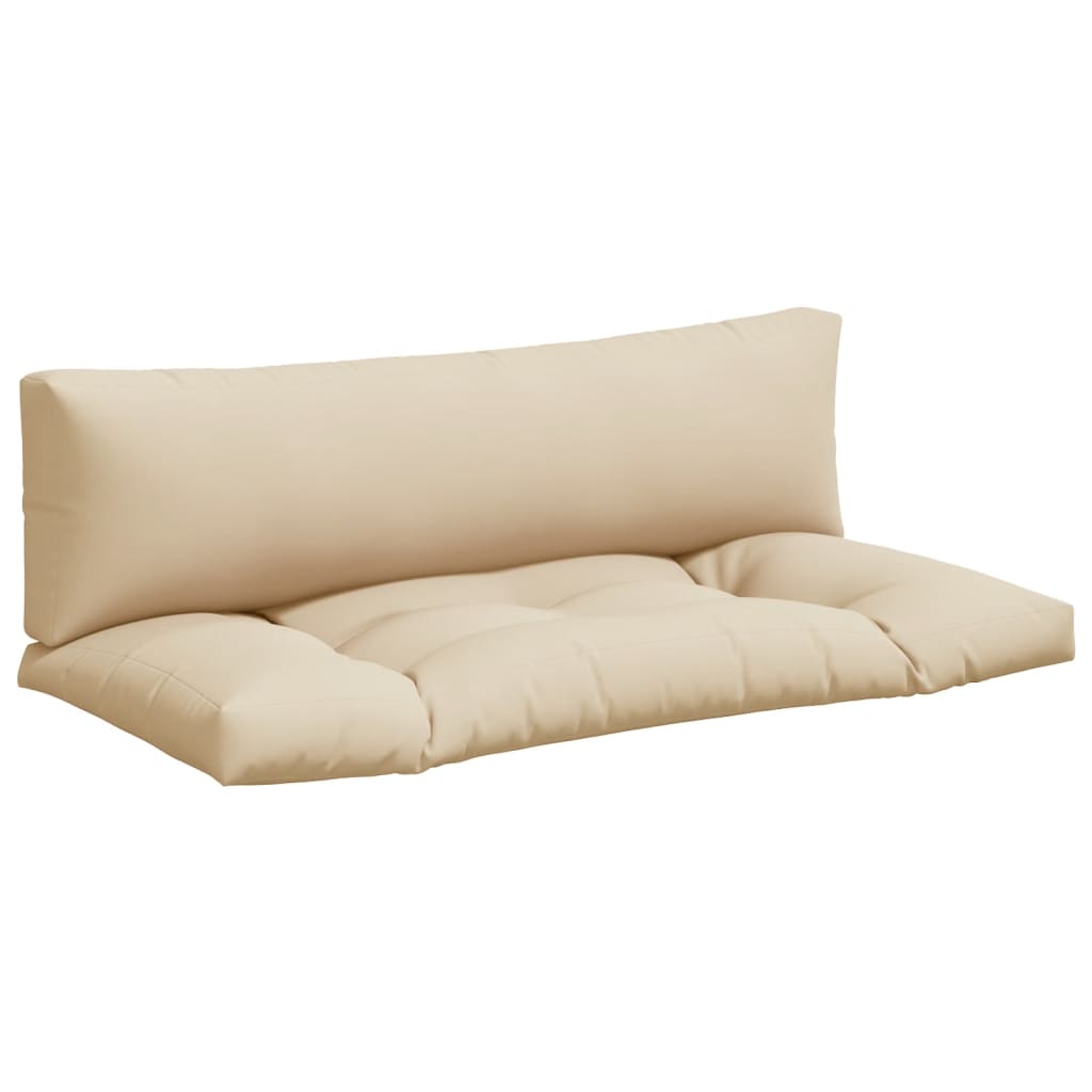 Palletkussens 2 st stof beige is nu te koop bij PeponiXL, paradijselijk wonen!
