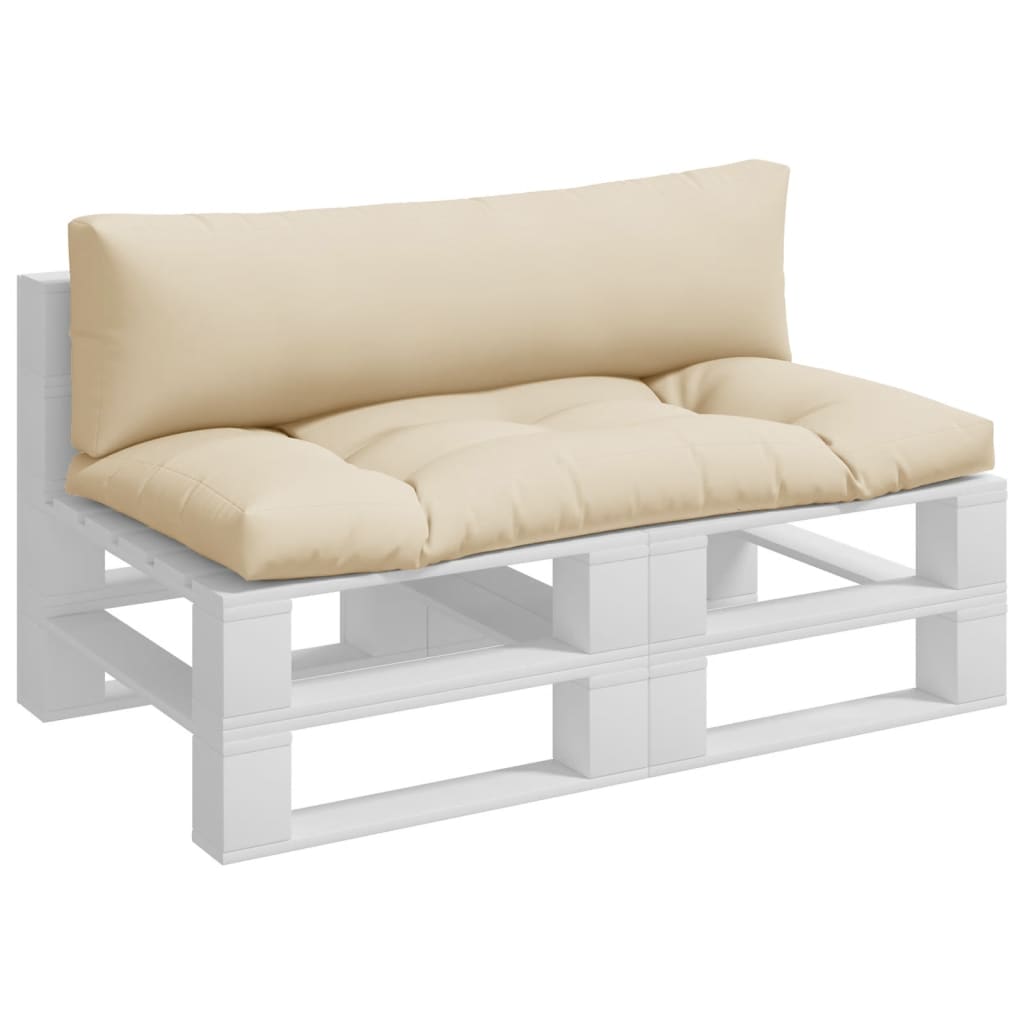 Palletkussens 2 st stof beige is nu te koop bij PeponiXL, paradijselijk wonen!