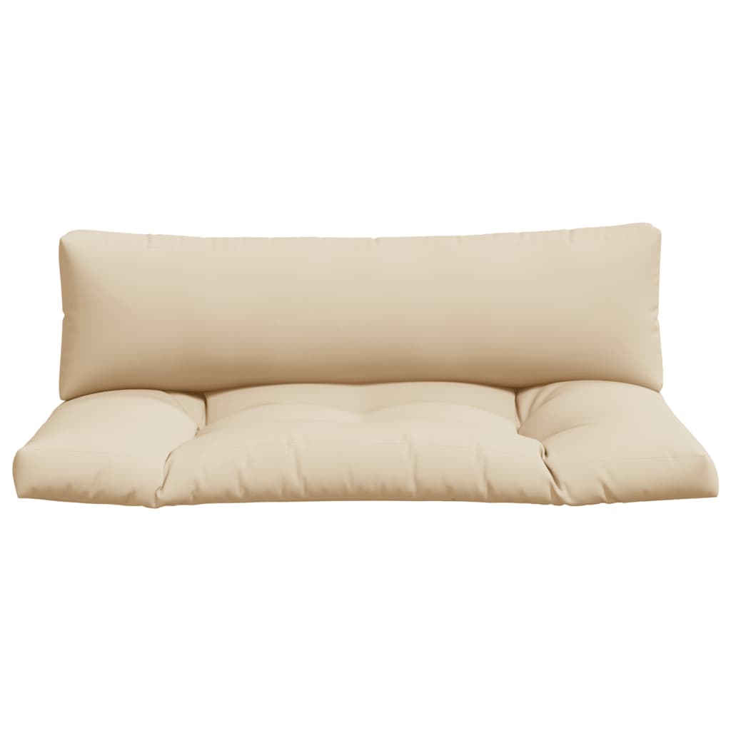 Palletkussens 2 st stof beige is nu te koop bij PeponiXL, paradijselijk wonen!
