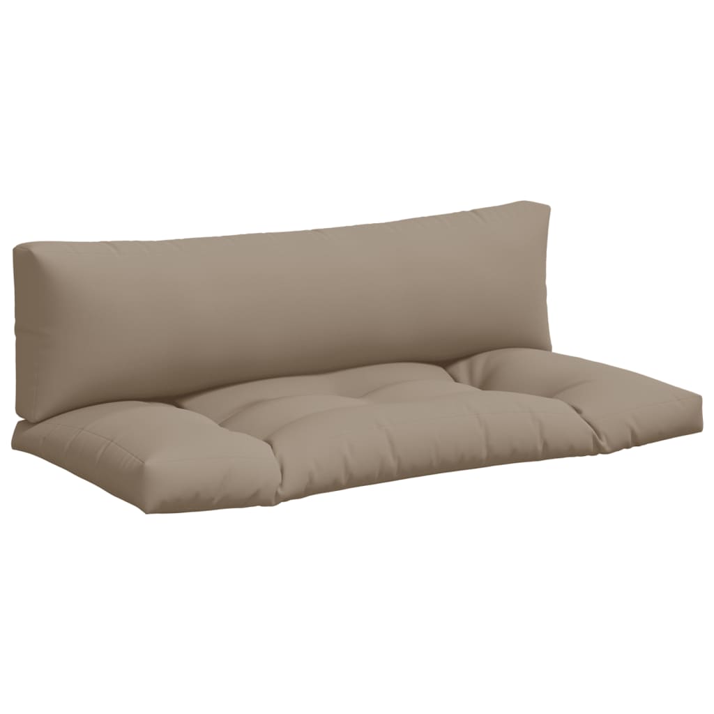 Palletkussens 2 st stof taupe is nu te koop bij PeponiXL, paradijselijk wonen!