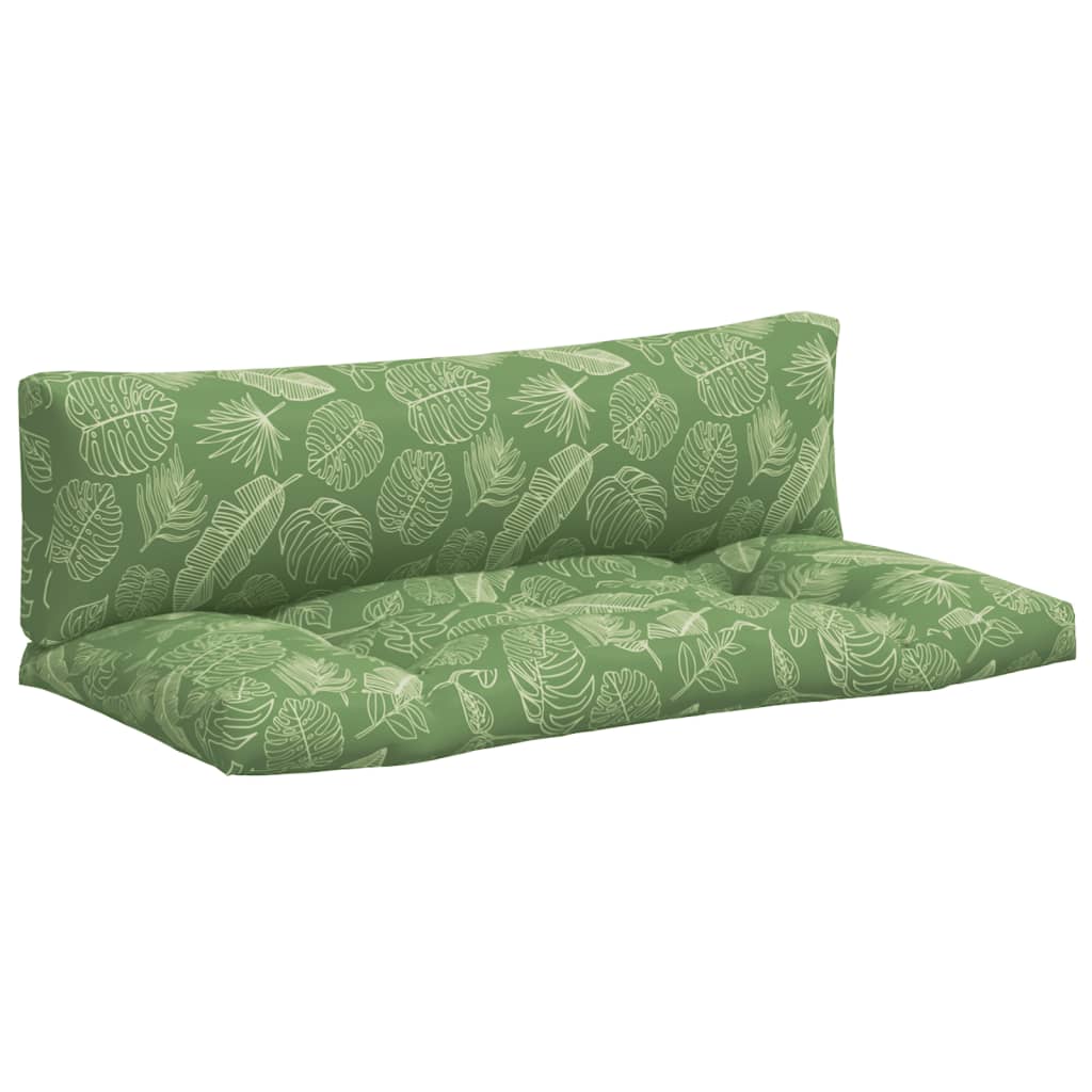 Palletkussens 2 st bladpatroon oxford stof is nu te koop bij PeponiXL, paradijselijk wonen!