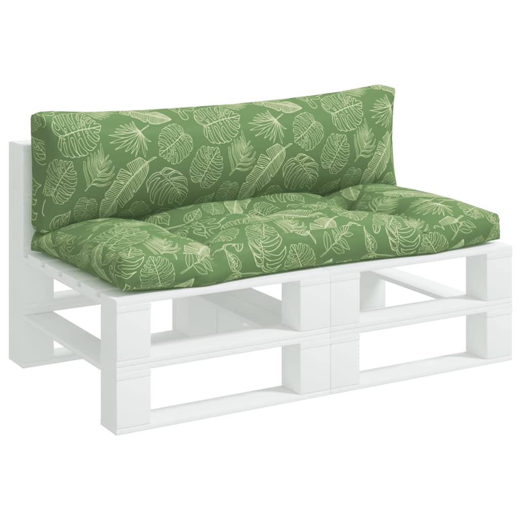 Palletkussens 2 st bladpatroon oxford stof is nu te koop bij PeponiXL, paradijselijk wonen!
