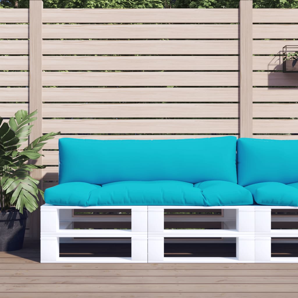 Palletkussens 2 st oxford stof turquoise is nu te koop bij PeponiXL, paradijselijk wonen!